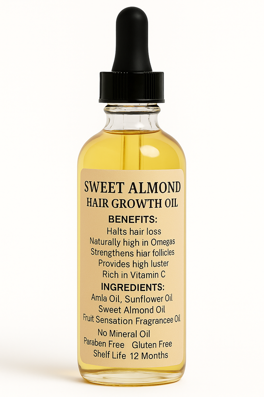 Sweet almond hair growth oil