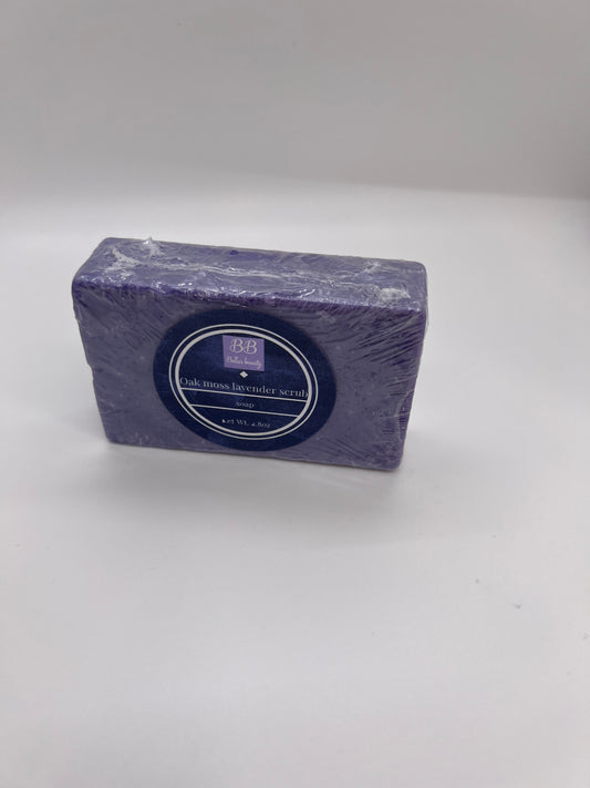 Oak Moss Lavender Scrub soap