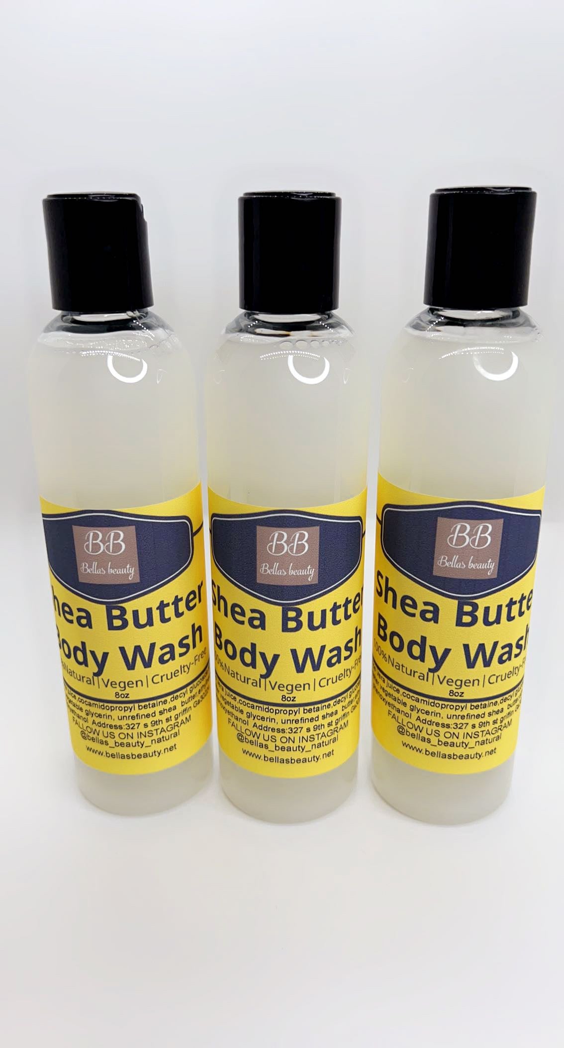 Shea butter body wash