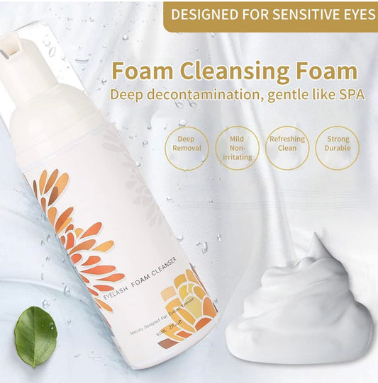 Eyelash foam cleanser set