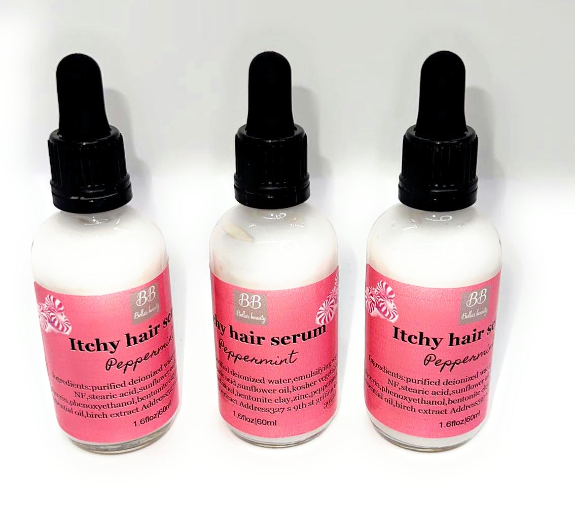 Peppermint hair drops serum